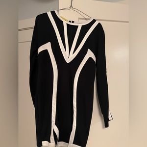Black and White Dress